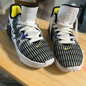 Boys LeBron basketball shoes size 5